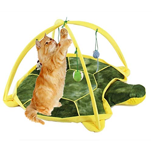 Shulishishop Katzenspielzeug Interaktives Katzenspielzeug Cat Treat Spielzeug Katzen Zauberstab Interaktives Katzenspielzeug für Indoor-Katzen Green von Shulishishop