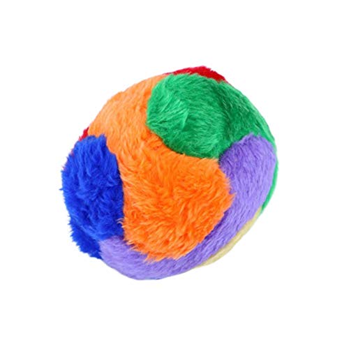 Shulishishop Kauspielzeug Hund Hundespielzeug Tough Dog Toys Unzerstörbares Hundespielzeug Quietschender Hundeball Hundespielzeug Squeaky Quietschendes Spielzeug Random Color von Shulishishop