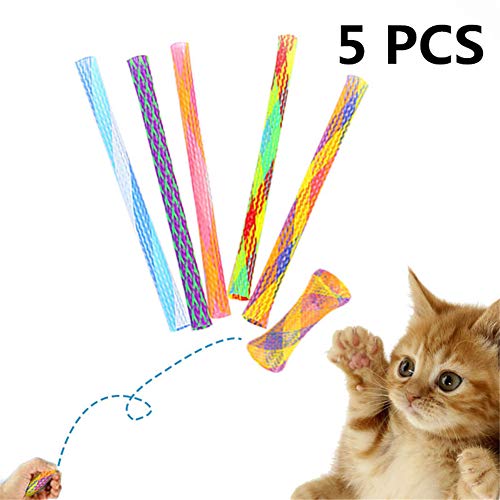 Shulishishop katzenspielzeug Set katzenangel Katzen-Teaser Katzen Angelruten Spielzeug Katzenfederspielzeug Katzenspielzeug mit Federn Katzenspielzeugstock von Shulishishop