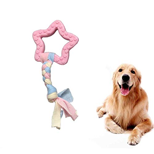 Shulishishop welpenspielzeug Set welpenspielzeug Set Hund Kauen für Hund Welpen kauen Spielzeug Hund kauen Geweih kaut für Hunde Hund kaut Star,pink von Shulishishop