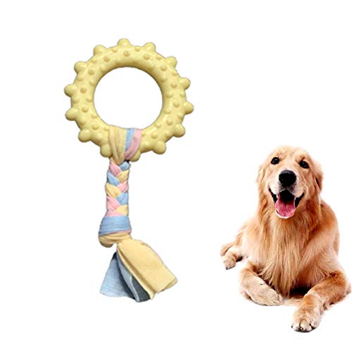 Shulishishop welpenspielzeug Set welpenspielzeug Set Hund Kauen für Hund Welpen kauen Spielzeug Hund kauen Geweih kaut für Hunde Hund kaut Sun,Yellow von Shulishishop