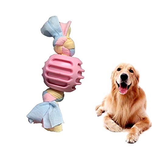 Shulishishop welpenspielzeug Set welpenspielzeug Set Hund Kauen für Hund Welpen kauen Spielzeug Hund kauen Geweih kaut für Hunde Hund kaut bumpball,pink von Shulishishop