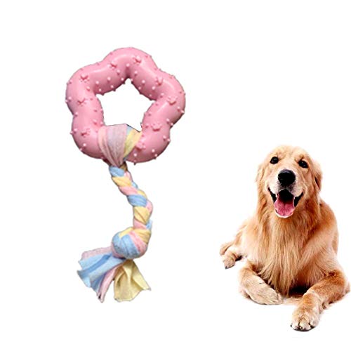 Shulishishop welpenspielzeug Set welpenspielzeug Set Hund Kauen für Hund Welpen kauen Spielzeug Hund kauen Geweih kaut für Hunde Hund kaut fivestars,pink von Shulishishop