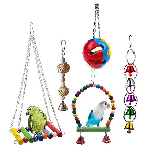 VogelkäFig ZubehöR Wellensittich Wellensittich Spielzeug FüR Den KäFig Vogelspielzeug Vogelspielzeug Für Papageienvögel Papagei Spielzeug a von Shulishishop