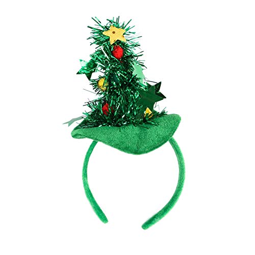 ShuoBeiter Hund Stirnband Hund Zubehör Weihnachten Stirnband Halloween Ostern Party Hüte Kostüm Cosplay für Katze Hund Einstellbare Flexible Kopfschmuck Dog Headband (Grün) von ShuoBeiter