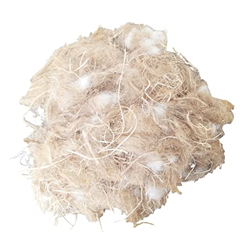 Shuoxpy Natürliches Vogelnestmaterial, 40 g, Vogelnest, Bettmaterial, ideal für Nestbau für Vögel und kleine Tiere von Shuoxpy