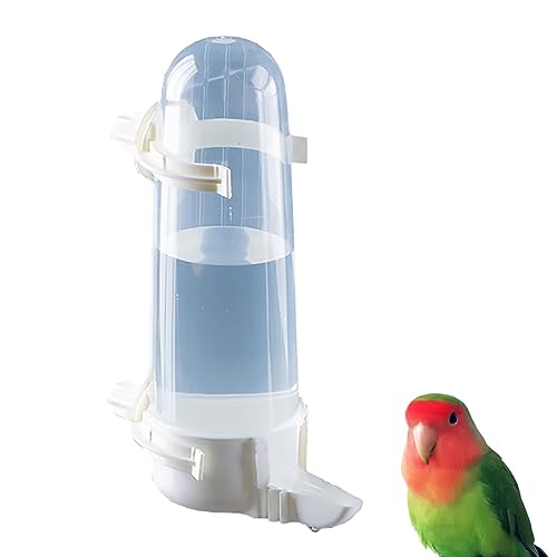 Shuoxpy Wasserspender für Vögel, 22 ml, für Papageien, Vogelkäfig, automatischer Wasserspender, Vogelfutterspender für Sittiche, Wellensittiche, Nymphensittiche, Kanarienvögel, Kanarienvögel (1 Stück) von Shuoxpy