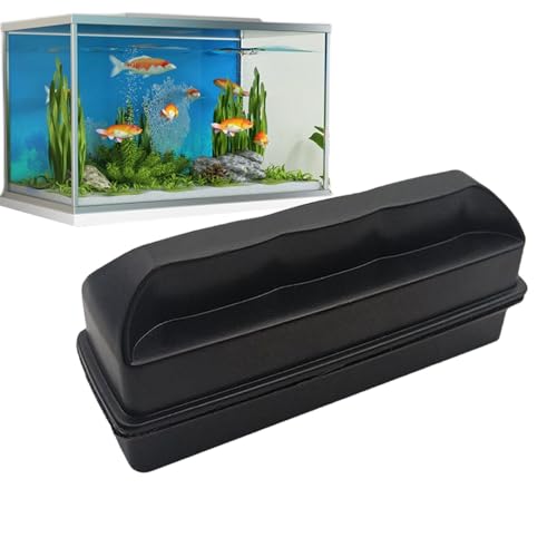 Magnetischer Aquariumschaber, doppelseitiger Kiessauger für Aquarien, magnetische Aquarium-Reinigungsbürste, schwimmender Aquarium-Glasreiniger, Aquarium-Reiniger, Schrubber, Schaber, von Shurzzesj