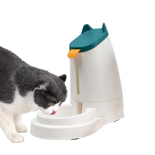 Shurzzesj Automatischer Katzenfutterspender - Katze Automatischer Spender Wasser | Wiederverwendbarer Katzenwasser- und Futterspender für mittelgroße kleine Hunde Haustiere Katzen von Shurzzesj