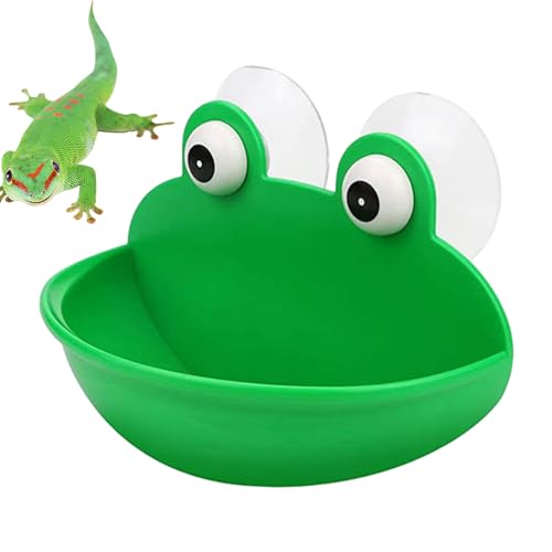 Shurzzesj Frosch-Terrarium | Frosch-Halter, Kletterspielzeug, Amphibien, Wasserdekoration, bezaubernder Froschschalenhalter für Aquarium, Aquascape/Aufbewahrung von kleinen Gegenständen von Shurzzesj