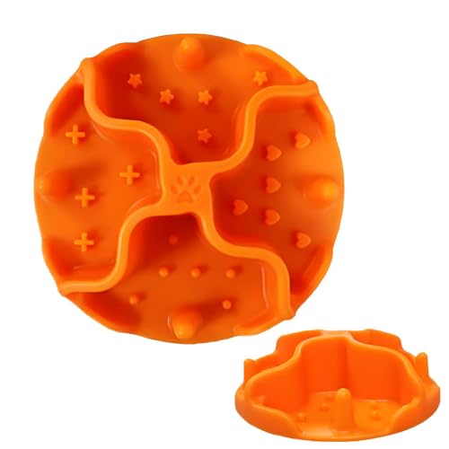 Shurzzesj Hunde Leckmatten, Haustier Saugnapf Leckmatte, Hundebox Lick Pads Slow Feeder Lick Pad Kiste Training Spielzeug für Mittlere Kleine Hunde von Shurzzesj