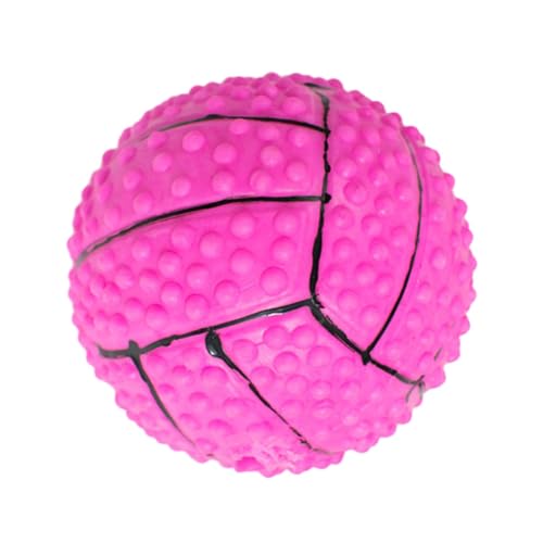 Shurzzesj Hundefutterspender Ball – Quietschball, interaktives Hundespielzeug, Haustier-Stimulationsspielzeug, Welpenspielzeug, Ball-Futterspender für langsames Füttern, IQ-Training, Spielen von Shurzzesj