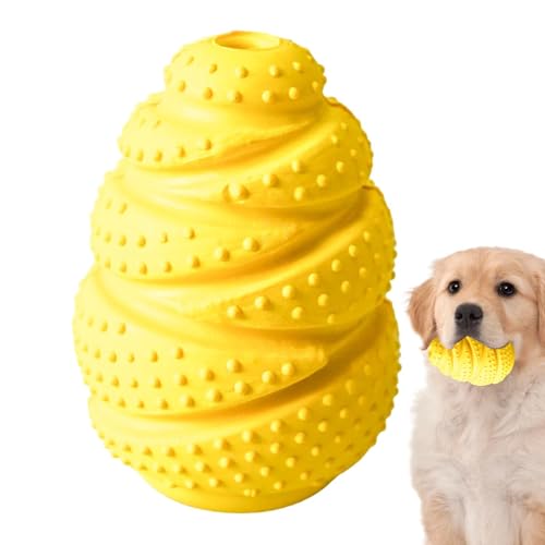 Shurzzesj Interaktives Leckerli-Spielzeug für Hunde – Leckerli-Spender für Hunde, Gummimaterial, Zahnspielzeug für Hundespielzeug, Training und Lebensmittelverteilung von Shurzzesj