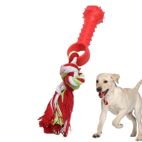 Shurzzesj Seil-Kauspielzeug - Mundpflege Hund Kauspielzeug Haustier Spielzeug Lebensmittelqualität Welpenspielzeug für Spielzeit, Training, Haustiere von Shurzzesj