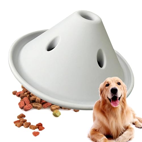 Shurzzesj Silikon-Fressnapf für Haustiere, lustig, interaktiv, langsamer Fressnapf, Futterspender, Anti-Erstickung, Puzzle-Hundenapf von Shurzzesj