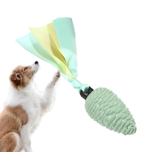 Shurzzesj Tannenzapfen Spielzeug für Hunde | Quietschendes Seil Hundespielzeug mit Beißstreifen | Weiches und Welpenspielzeug für Spielzeit und Mundgesundheit, Energieverbrauchendes Hundespielzeug für von Shurzzesj