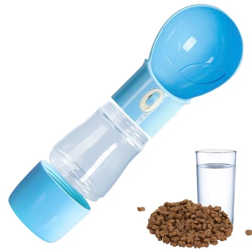 Shurzzesj Wasserflasche für Hunde, Hund Trinkflasche für Reisewasser, Hund Wasserflasche Spender, Hundenapf Wasserflasche, Haustier Reise Wasserflasche für Outdoor-Aktivitäten, Spaziergang von Shurzzesj