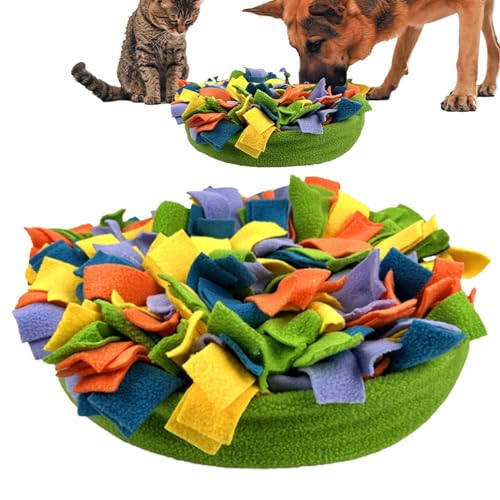 Shxupjn Futtermatte für Haustiere, Schnüffelmatte für Hunde | Interaktive Schnüffelmatte | Futtermatte für den Innenbereich, Puzzle-Hundespielzeug für kleine und mittelgroße Hunde, fördert die von Shxupjn