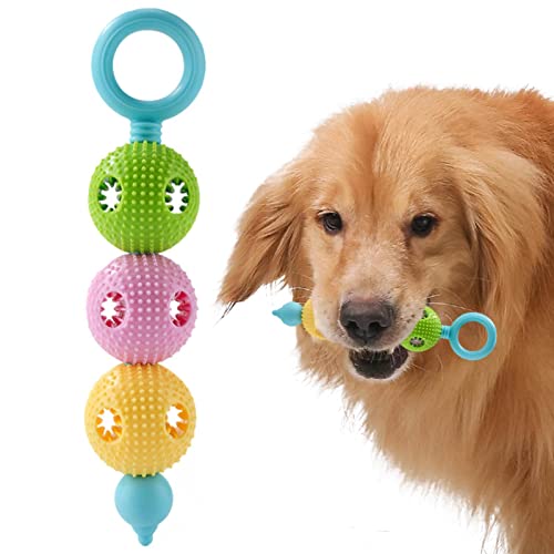 Shxupjn Molar Clean Teeth Gummispielzeug, Kauspielzeug für Hunde für Welpen - Zahnendes Kauspielzeug für Welpen gegen Langeweile - Robustes Hundespielzeug zur Zahnreinigung und Zahnfleischmassage für von Shxupjn
