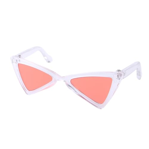 Shxupjn Niedliche Hundesonnenbrille, dreieckige Retro-Sonnenbrille, modisches Haustierzubehör, leichte Cosplay-Brille für den Alltag, Partys, Zeremonien von Shxupjn