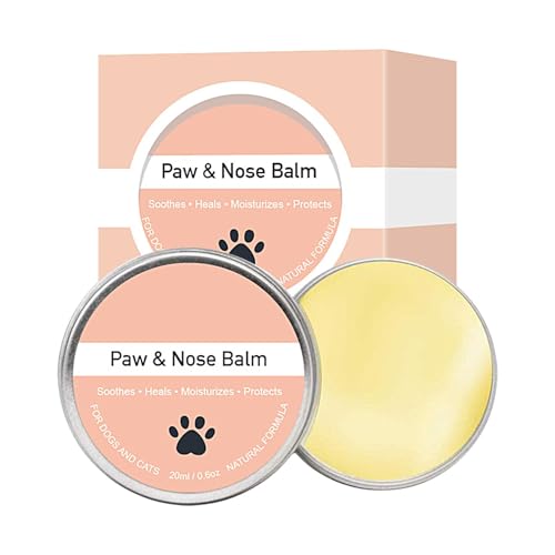 Shxupjn Pfotenbalsam, Pfotenfeuchtigkeitscreme für Hunde | 20 ml Fußbalsam Katzenpfoten-Feuchtigkeitscreme - Pflegende Welpenpfotencreme, trockene, rissige Hundepfoten, rissiges Hundepfotenwachs zum von Shxupjn