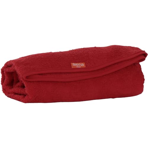 Lifa Schondecke rot L Dessin Uni rot, Frottee 100% Baumwolle von Siena Home