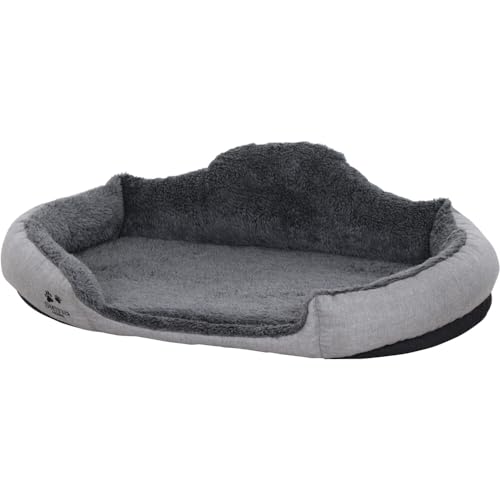 Siena Home ARIMA Hundekorb Silber L Bezug aus 100% Polypropylen, Dessin 200, Farbe Silber von Siena Home