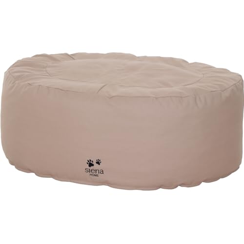 Siena Home ASMUS Hundebett Taupe L Dessin Uni Taupe, 100% Baumwolle von Siena Home