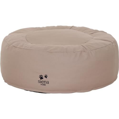 Siena Home ASMUS Hundebett Taupe M Dessin Uni Taupe, 100% Baumwolle von Siena Home