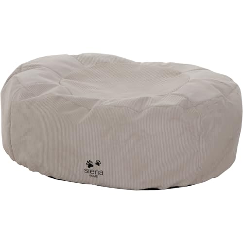 Siena Home NAILL Hundebett Natur L Dessin Cord Uni Natur, 100% Polyester von Siena Home