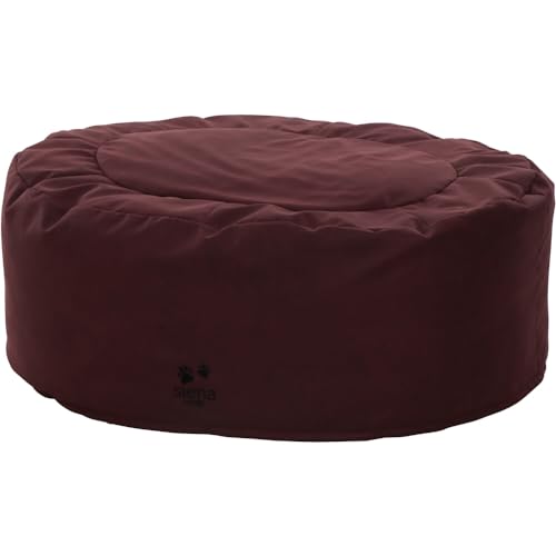 Siena Home Solon Hundebett Bordeaux L Dessin Lederoptik Bordeaux, Mikrofaser 100% Polyester von Siena Home