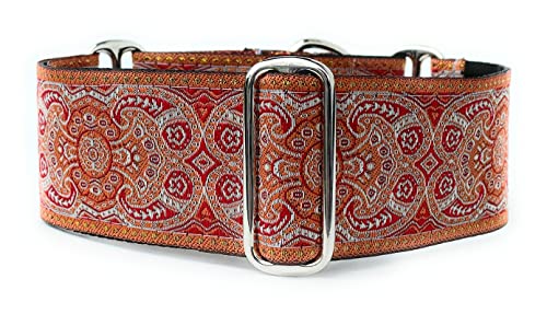 SightHound Gang Martingale Hundehalsband für Windhund, Saluki, Whippet und andere Rassen mit ähnlichem Halsumfang 5,1 cm breit (XL 43,2 cm - 55,9 cm) von SightHound Gang