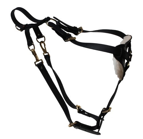 Signature K9 Biothane Multi-Function Harness, Medium, Black von Signature k-9