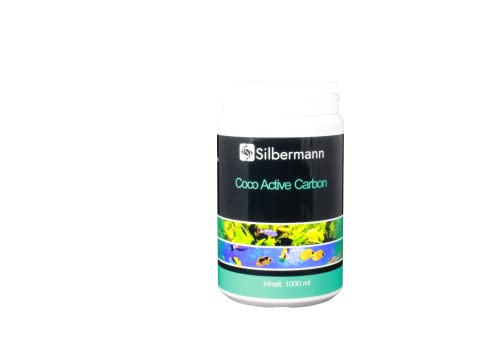 Silbermann Coco Active Carbon - Kokoskohle für Meer- und Süßwasseraquarien (1000 ml) von Silbermann