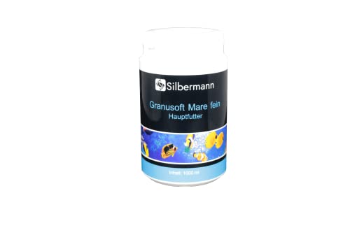 Silbermann Granusoft Mare - Hauptfutter für Meerwasserfische fein oder grob (1000 ml fein) von Silbermann