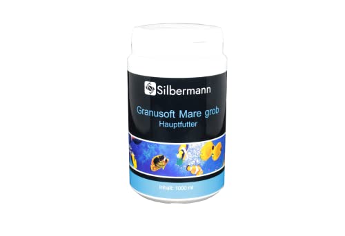 Silbermann Granusoft Mare - Hauptfutter für Meerwasserfische fein oder grob (1000 ml grob) von Silbermann