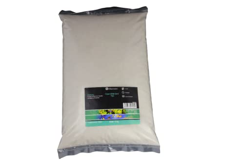 Silbermann Ocean White Sand, Bodengrund in verschiedenen Körnungen und Größen (5 kg fein) von Silbermann