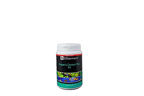 Silbermann Scaper's Cement Plus, Aquarienzement, Aquarienmörtel, Größen (1200 g, rot) von Silbermann