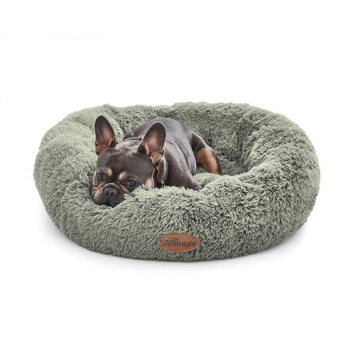 Silentnight Donut Beruhigendes Hundebett – Beruhigendes Hunde-/Katzen-Haustierbett, Angstlinderung, weiches, Flauschiges Donut-Kissen, leicht zu reinigen, maschinenwaschbar, luxuriöser von Silentnight