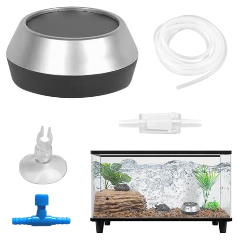 Silkwish Aquarium Luftstein, Sprudelstein für Aquarium, Aquarium Nano-Luftsteinfur, Nano Bubble Stein, Aquarium Zubehör für Zuhause und Fischmarkt | 60MM, für 30-60cm Aquarien von Silkwish