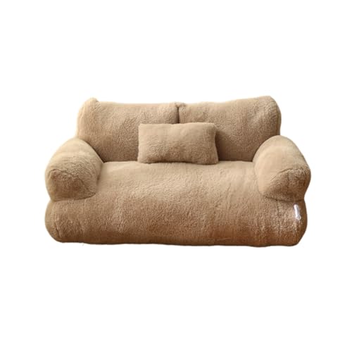 SilteD Hundebett Prinzessin Welpenbett für kleine Hunde Weiches Katzensofa Waschbare Kätzchenbetten für Indoor-Kätzchen Atmungsaktives Hundebett für Mädchen Rutschfestes Katzenbett,B-55 * 38 * 18cm von SilteD