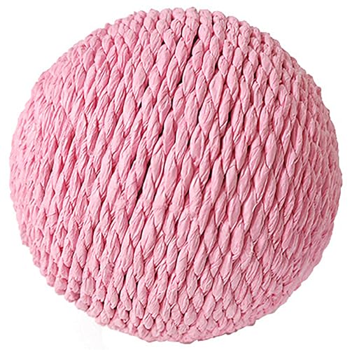 Extra großer Sisal-Katzenball, 10,2 cm, Rosa von SilveWillo