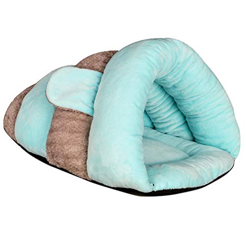 SimidunEUR Katzenkorb Hundebett Tierbett Katzenbett Hundesofa Katzensofa Kissen Flauschig Waschbar für Katzen Hunde，Blau,M (46 * 40 * 30CM) von SimidunEUR