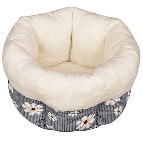 SimidunEUR Katzenkorb Hundebett Tierbett Katzenbett Hundesofa Katzensofa Kissen Flauschig Waschbar für Katzen Hunde，Blau,M (46 * 46 * 27CM) von SimidunEUR