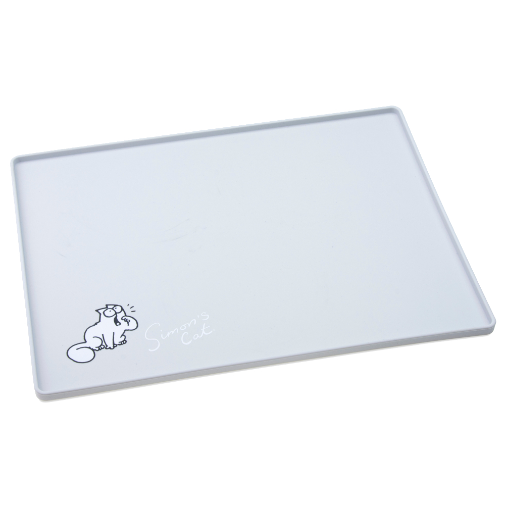 Simon's Cat Napfunterlage, grau - L 40 x B 30 cm von Simon´s Cat