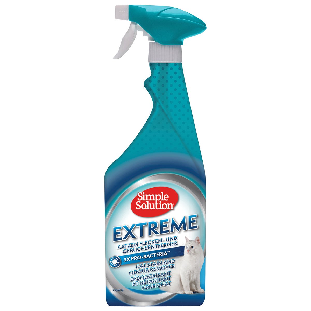 Simple Solution Extreme Flecken- und Geruchsentferner für Katzen 750ml von Simple Solutions