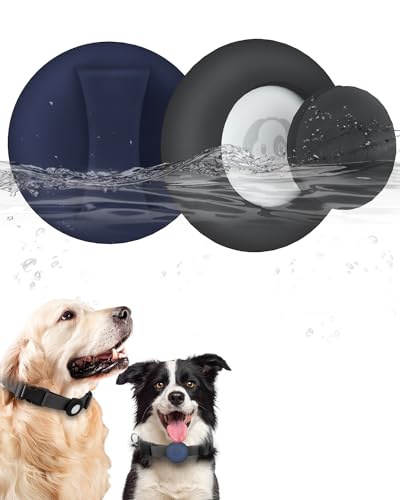 Silikonhalter für Airtag Hundehalsband, Aufschiebbare Leichte wasserdichte Hülle für Airtag Hund/Katze 2021 Zubehör von SimpleThings