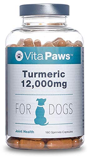 VitaPaws™ Kurkumin 12.000mg - für Hunde - 180 Streukapseln - Versorgung für bis zu 6 Monaten - SimplySupplements von Simply Supplements