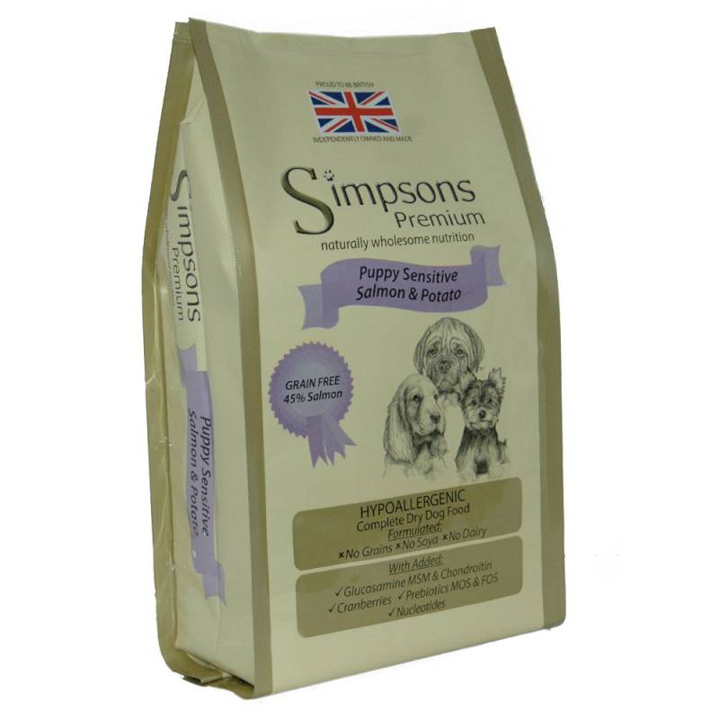 Simpsons Premium Puppy Sensitive Lachs & Kartoffel - 12 kg von Simpsons Premium