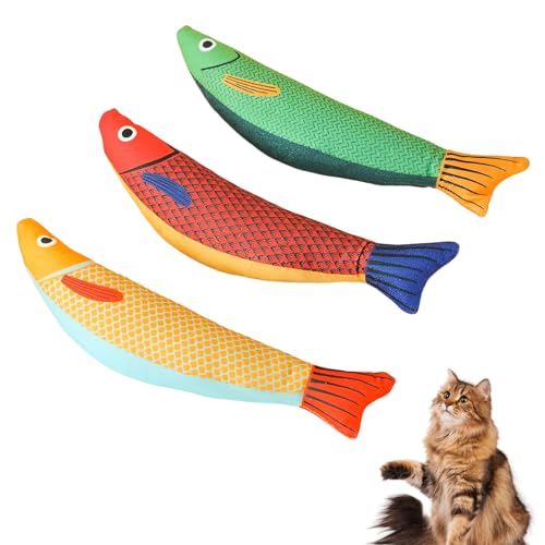 Katzenminze Sticks - Kissen für Katzen mit Zahnpflege - Katzenspielzeug mit natürlicher Katzenminze (Minzbällchen, stück, 3) von Simsky